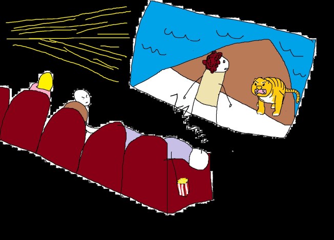 What the heck am I doing. I don't even like popcorn.